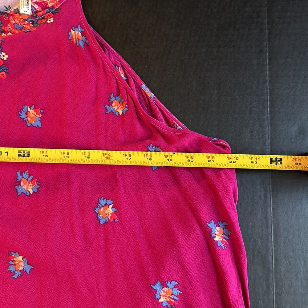 FREE PEOPLE. INTIMATELY. Light weight swing dress with tie back.  Size S - Picture 4 of 7